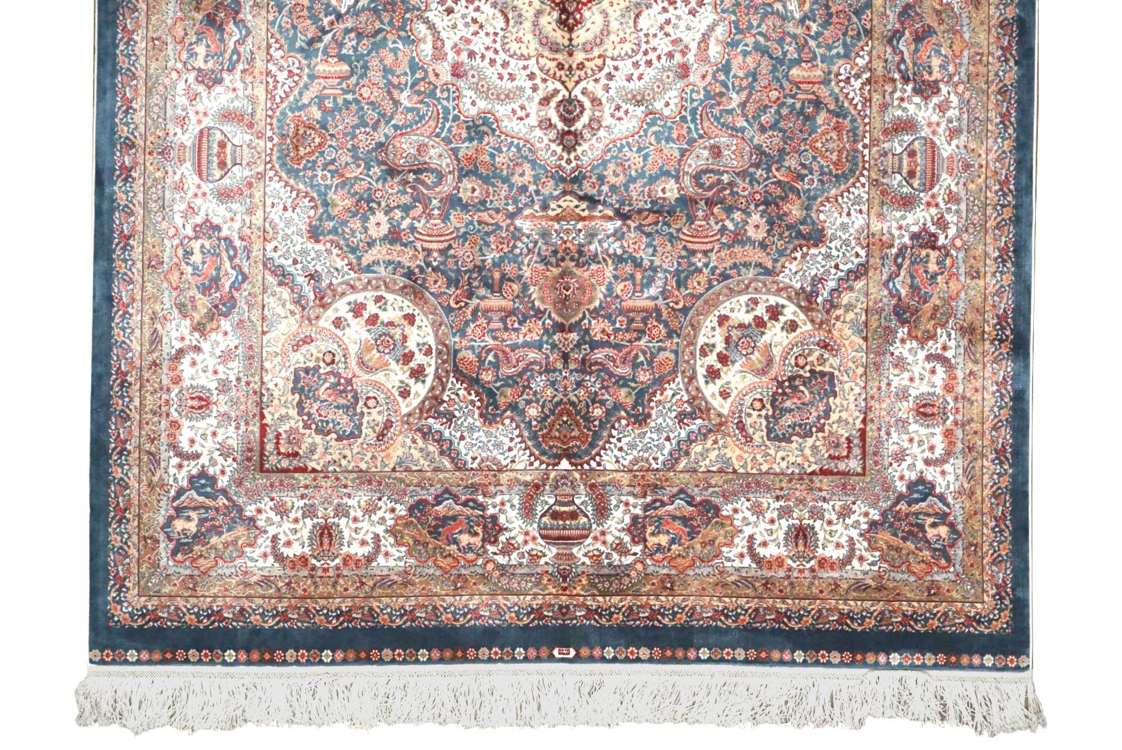 Altro Tabriz a pelo corto in pura seta, 1000 KPSI in vendita