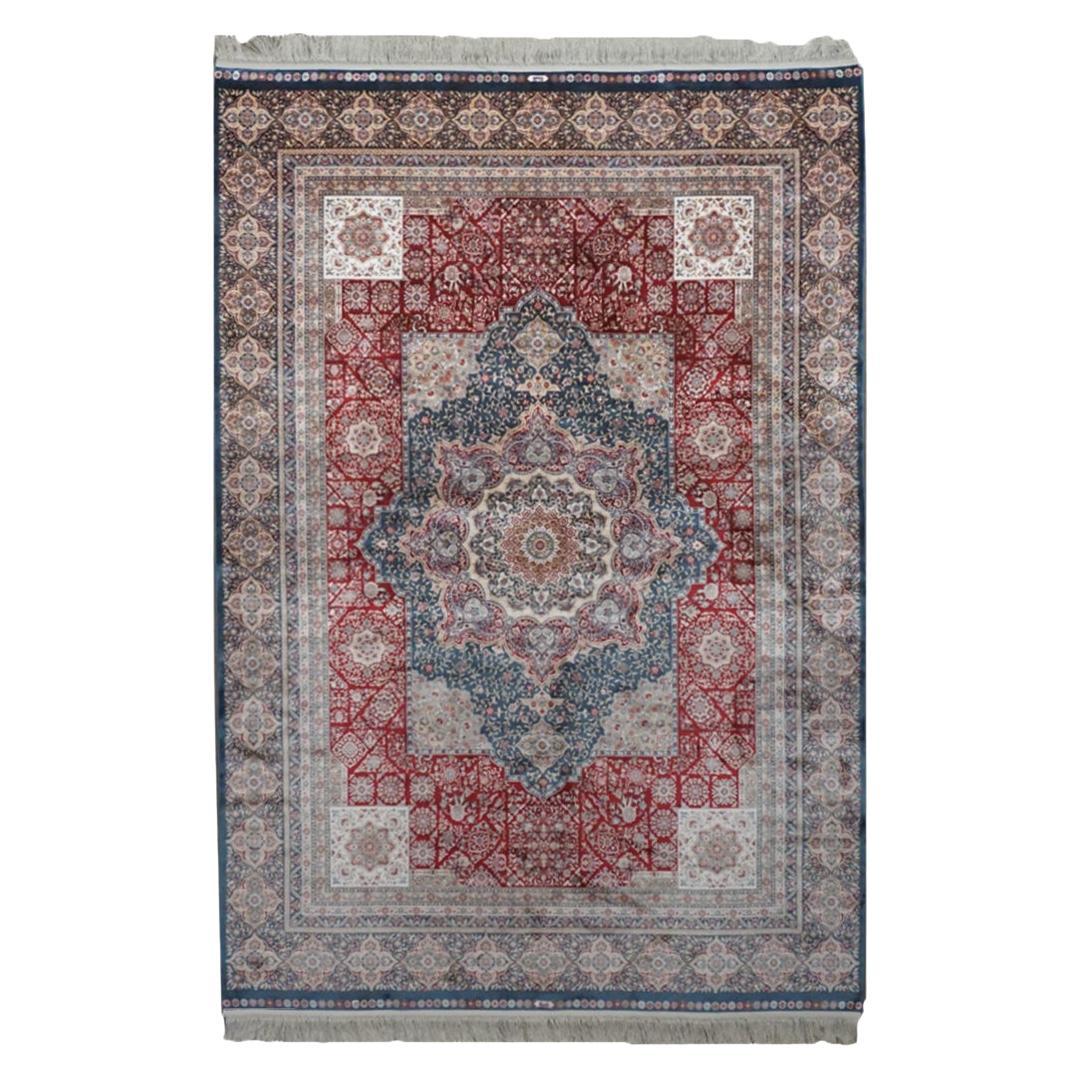 Tufted Tabriz Pure Silk, 1000 KPSI For Sale