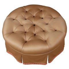 Tufted Upholstered Ottoman
