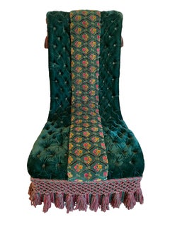 Velvet Chauffeuse from the antiquity collection of Ann & Gordon Getty