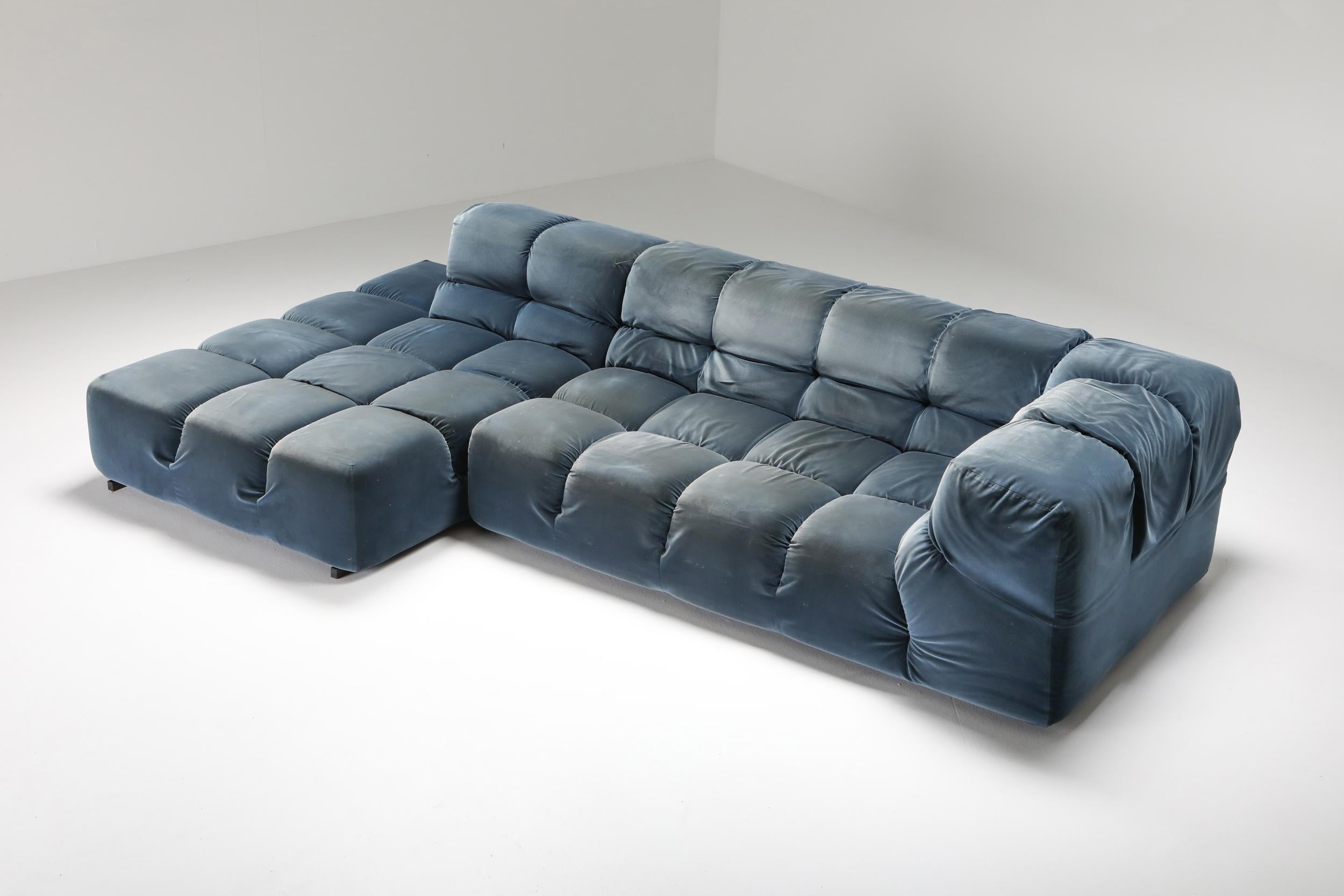 Tufty-time sectional sofa, Patricia Urquiola, B&B Italia, 2000s

It was 2005 and the designer said: “I wanted to revisit capitonnè and Chesterfield types of sofas, while paying special attention to the new interpretations made in the 1960s and