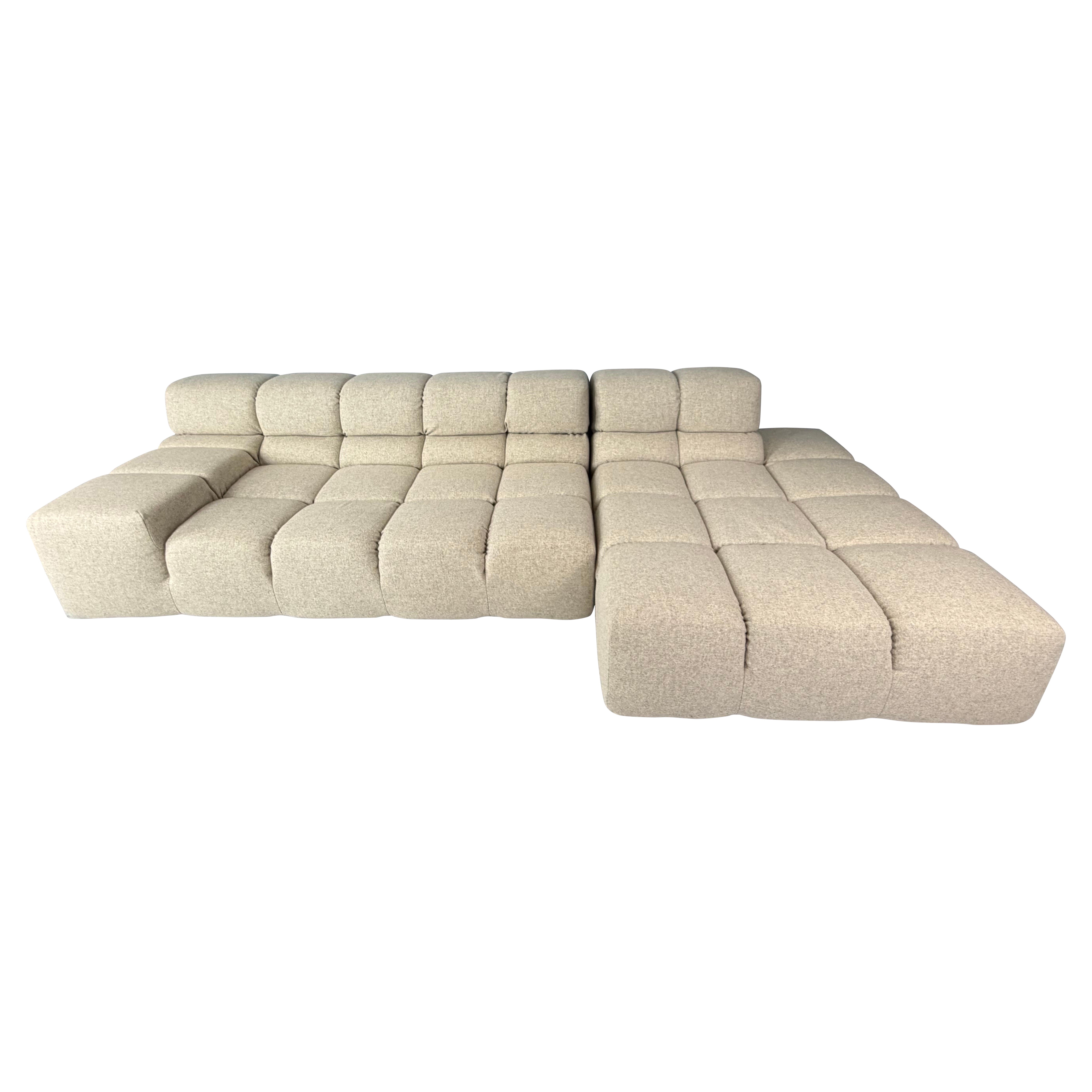 "Tufty Time" sofa by Patricia Urquiola for B&B Italia, New wool Upholstery