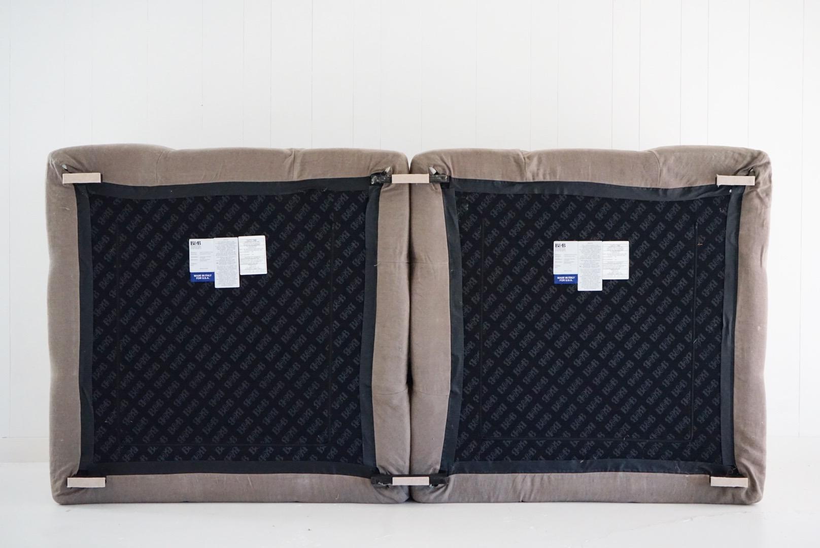 Tufty Time Sofa in Greige Linen by Patricia Urquiola for B&B Italia, Signed 2015 9