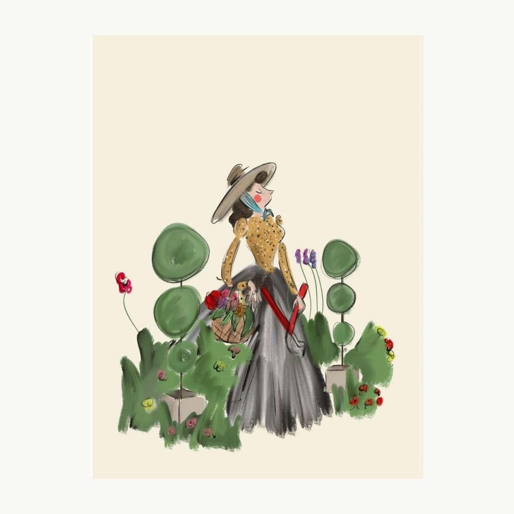 The Gardener - Print by Tug Rice