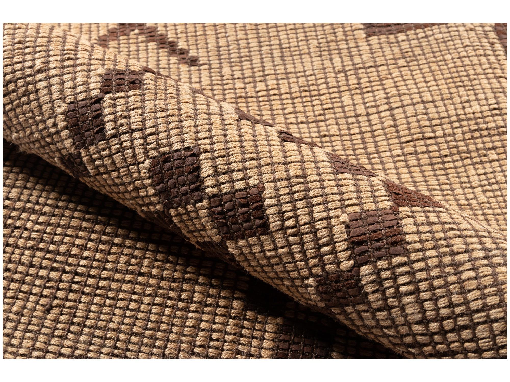 A modern twist on the traditional Tuareg mats, the Tugart Collection celebrates elegance in minimalism. Historically built to withstand wear, the handwoven leather and jute construction ages gracefully. A soft-to-hand texture not often found with