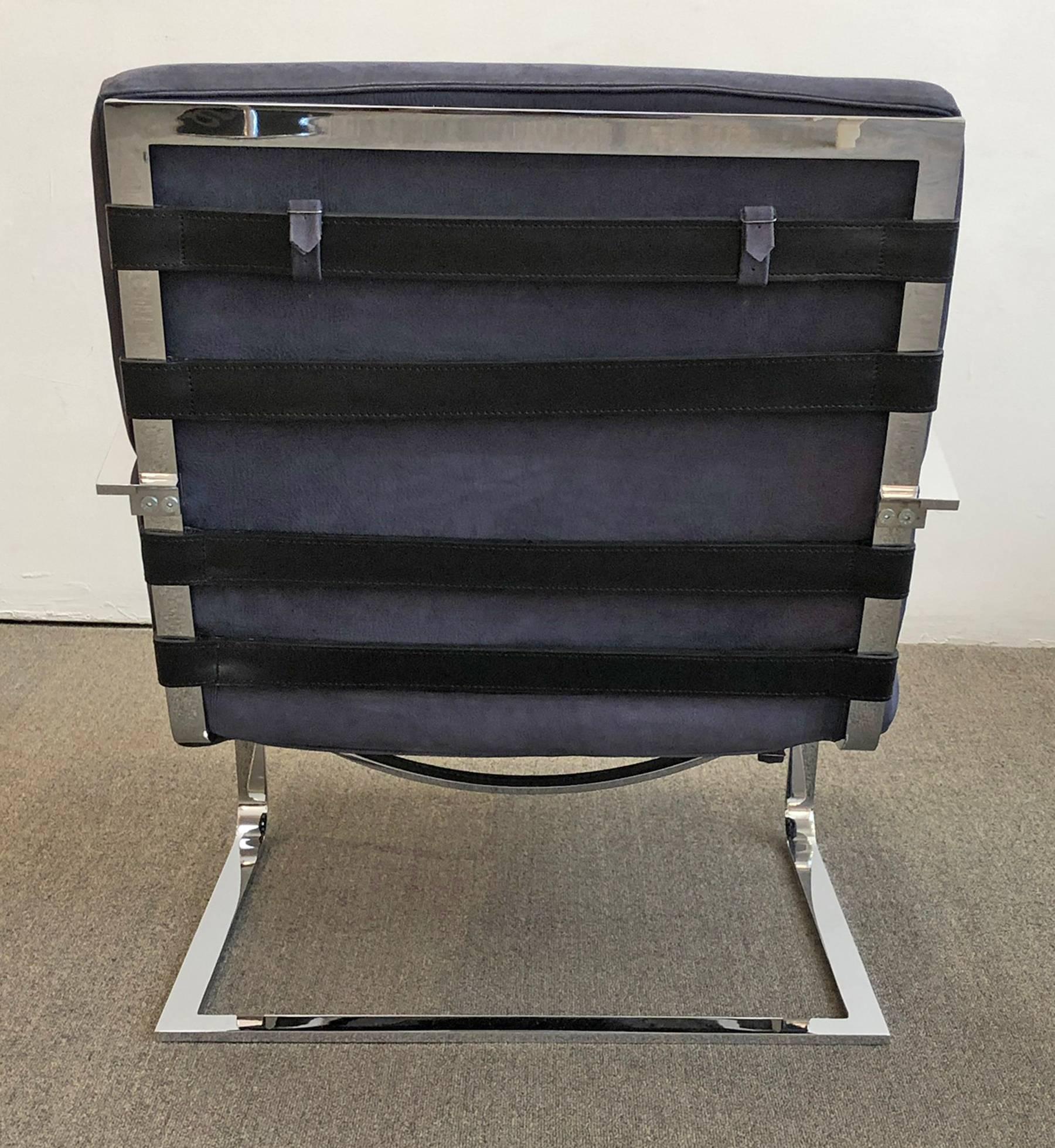 Tugendhat Chair Designed by Mies Van Der Rohe and Lilly Reich In Excellent Condition In Los Angeles, CA