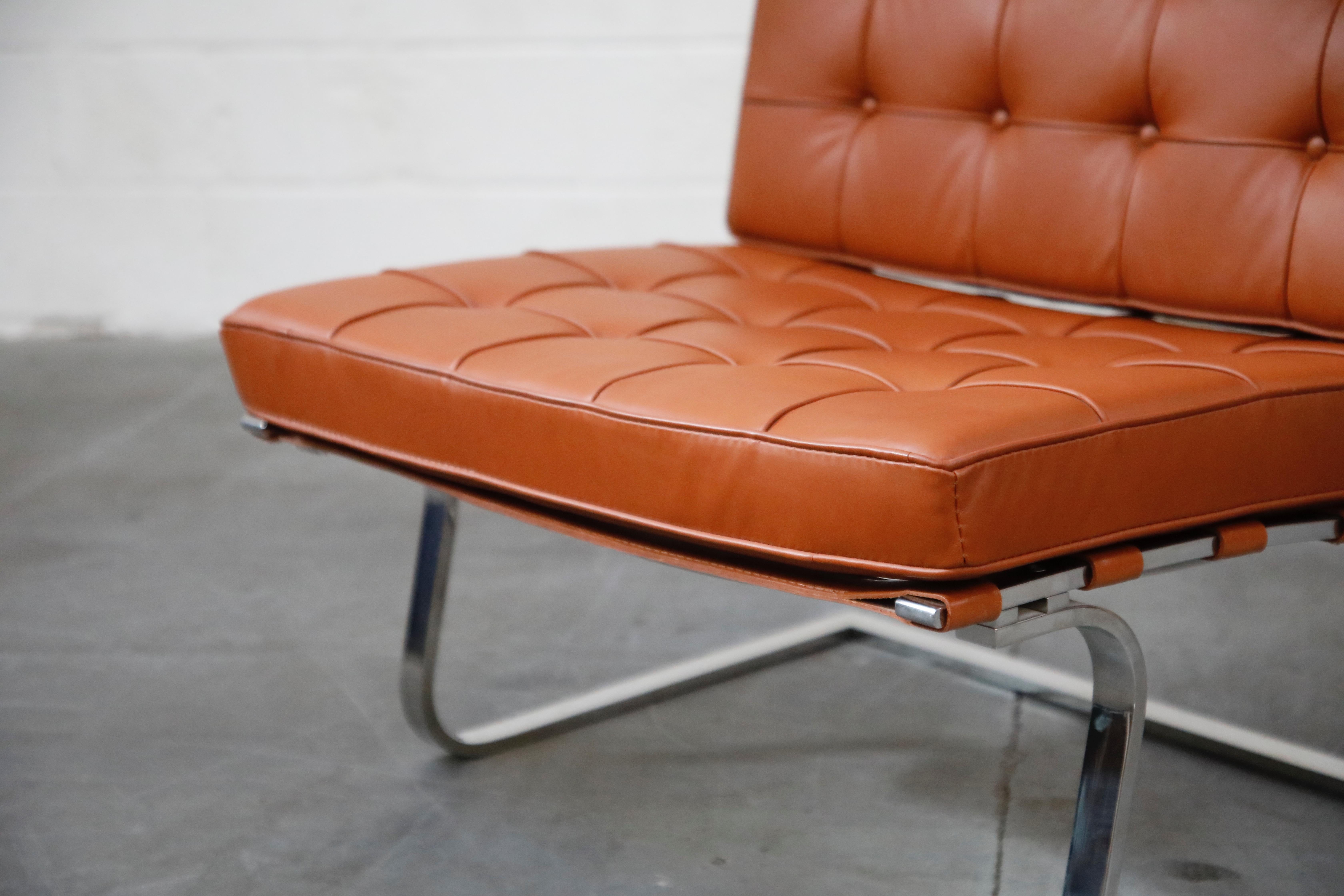 Tugendhat Lounge Chair by Mies van der Rohe for Knoll Associates, 1960s, Signed 2