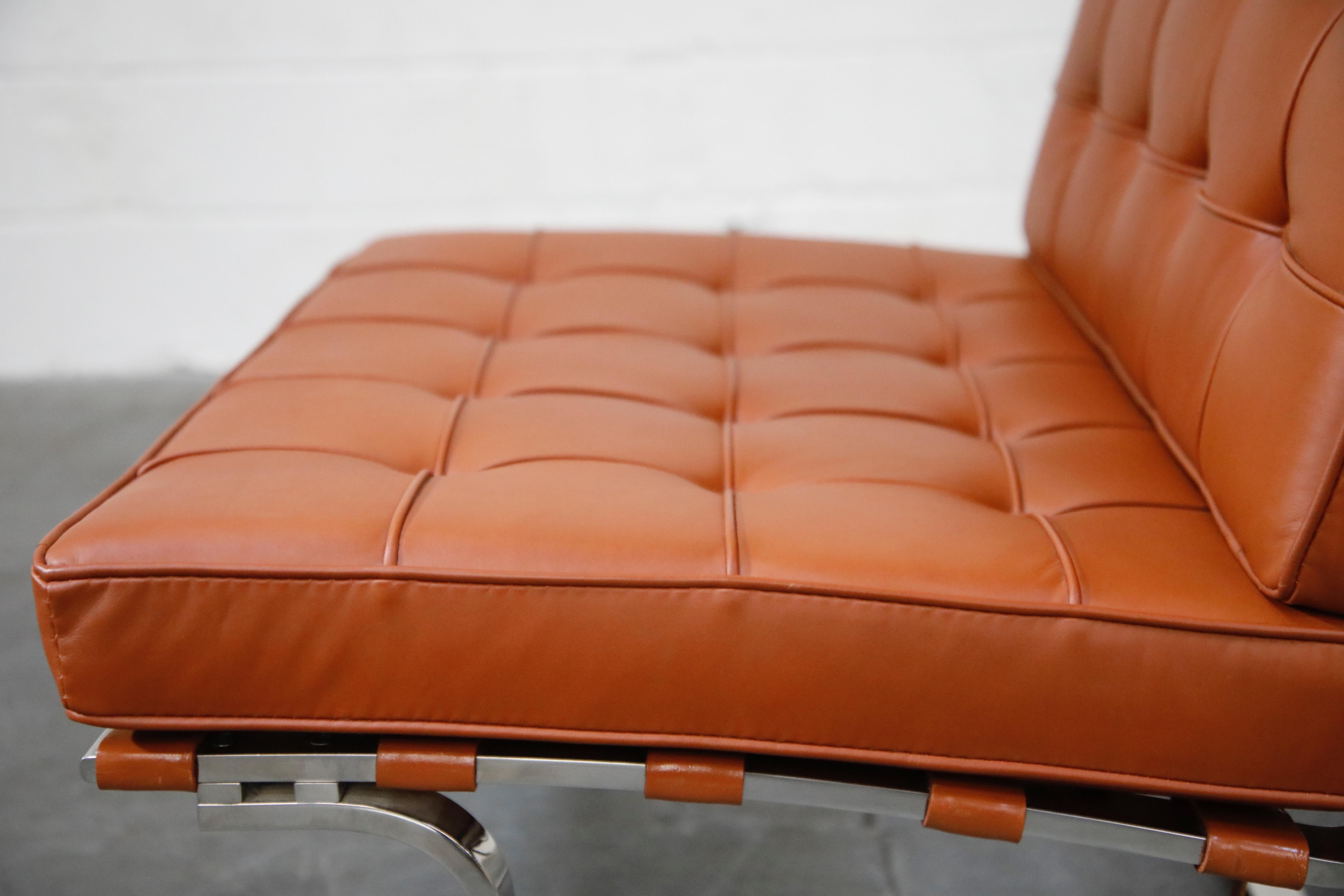 Tugendhat Lounge Chair by Mies van der Rohe for Knoll Associates, 1960s, Signed 5