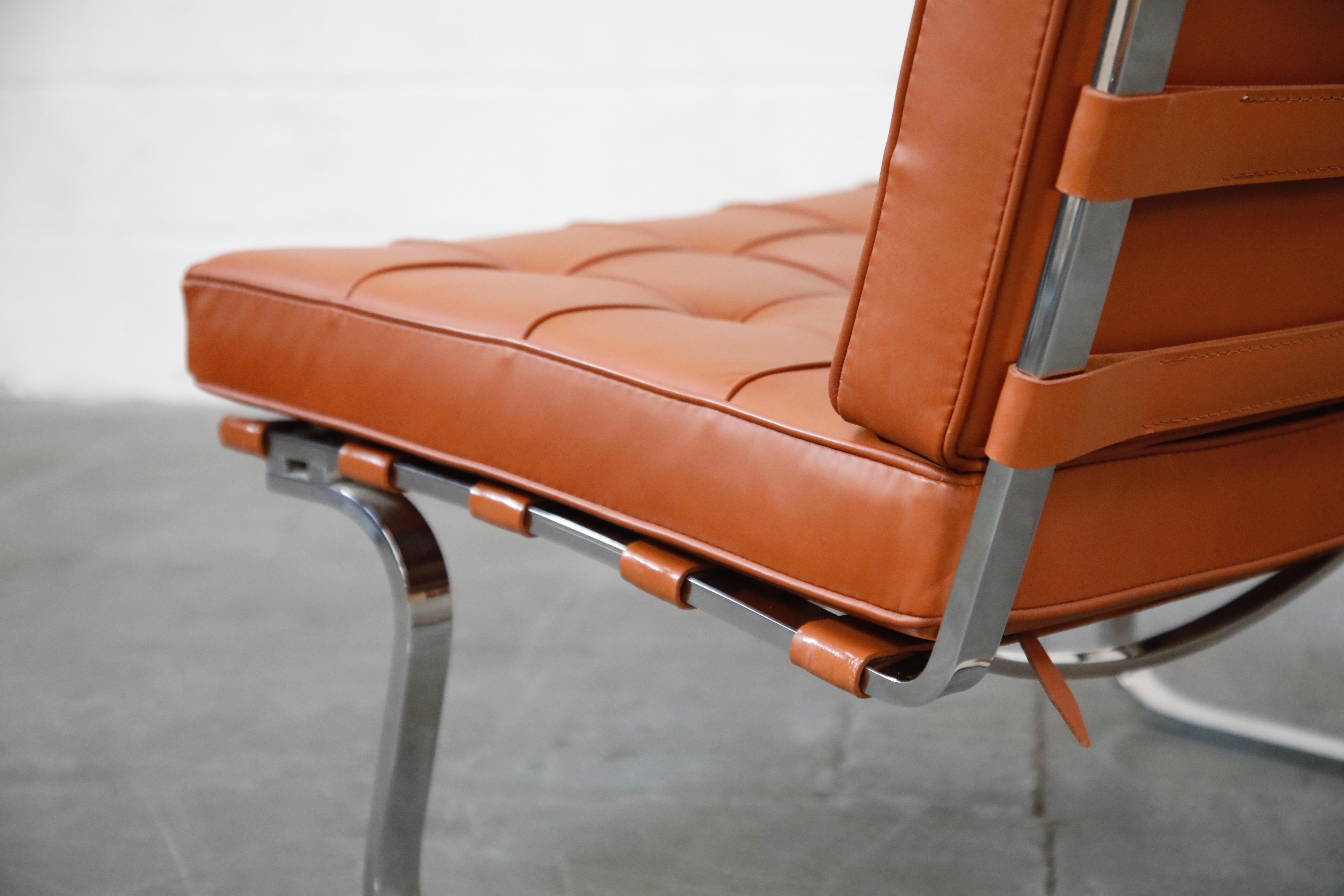 Tugendhat Lounge Chair by Mies van der Rohe for Knoll Associates, 1960s, Signed 6