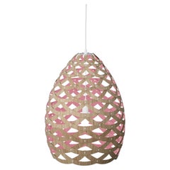 Tui Medium Pendant Lamp in Bamboo Plywood by David Trubridge