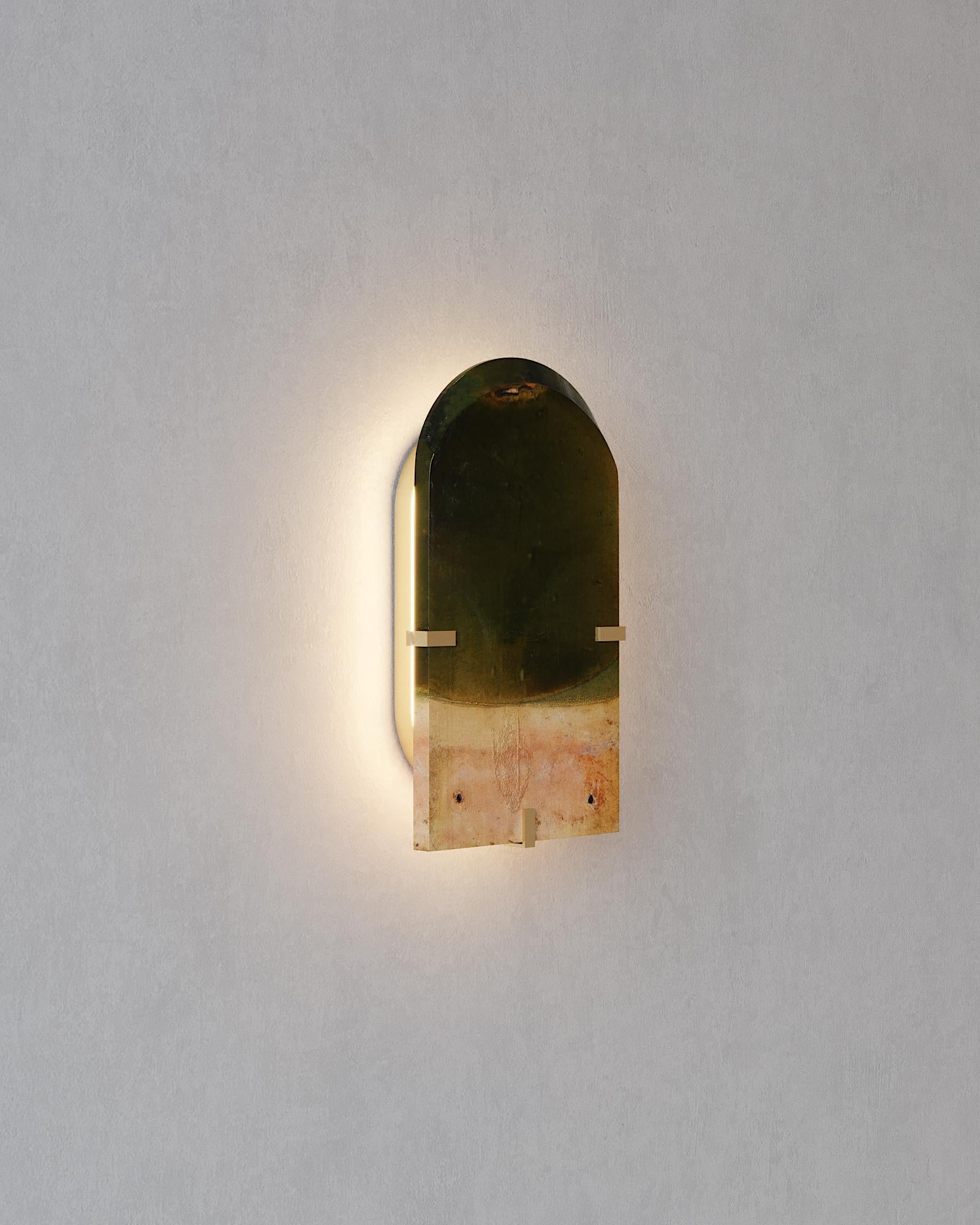 Post-Modern Tuile Wall Light by Bosc Design For Sale