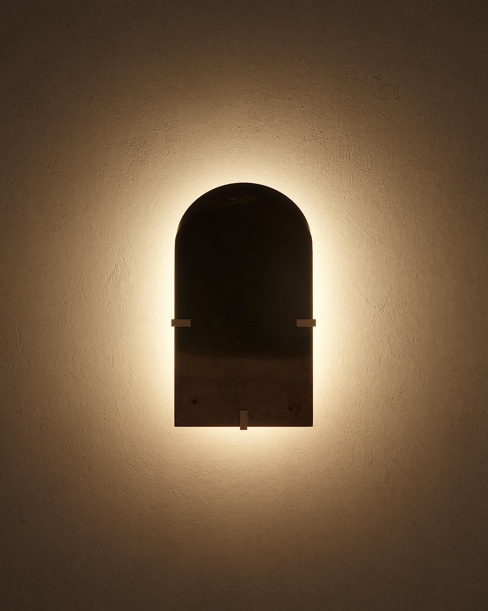 French Tuile Wall Light by Bosc Design For Sale