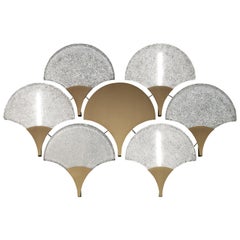 Applique murale Tuileries 7374 en verre avec finition bronze miel:: par Barovier&Toso