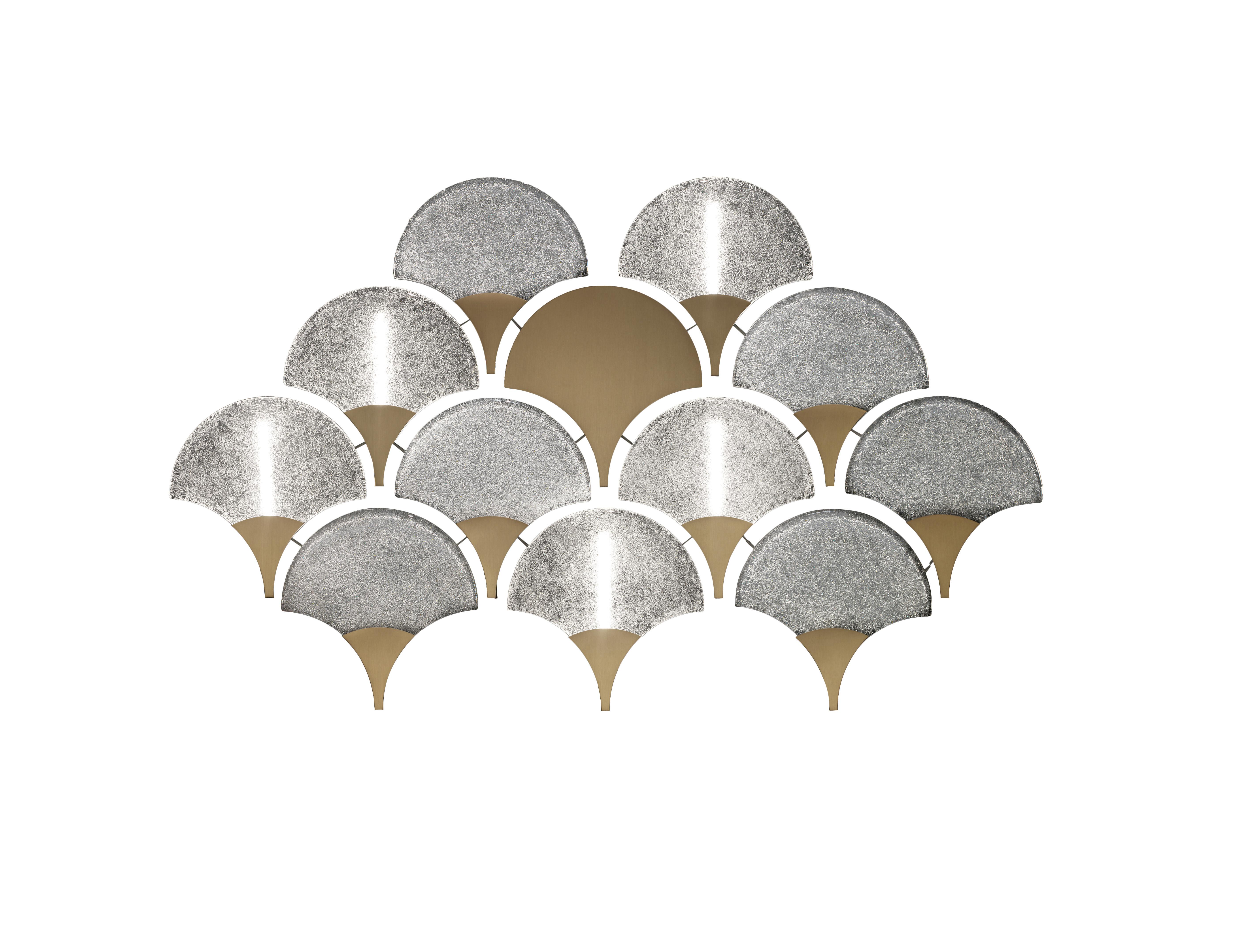 Tuileries 7375 Wall Sconce in Glass with Honey Bronze Finish, by Barovier&Toso