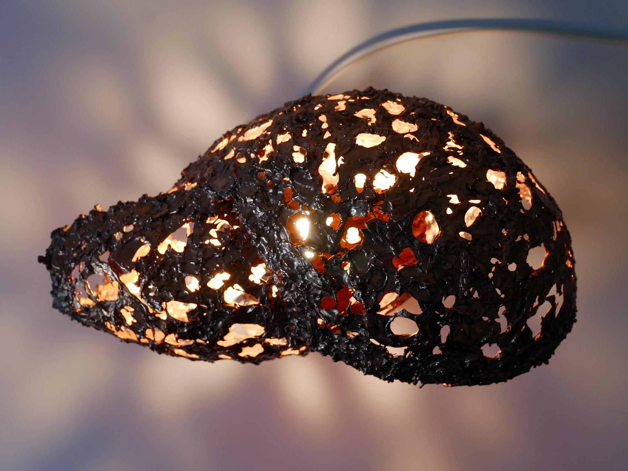 Tukiainen Aimo Ossi Kalevi Table Lamp Sea Shell for Oy Moonlight Finnland 1970s For Sale 6