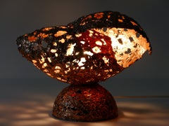 Tukiainen Aimo Ossi Kalevi Table Lamp Sea Shell for Oy Moonlight Finnland 1970s