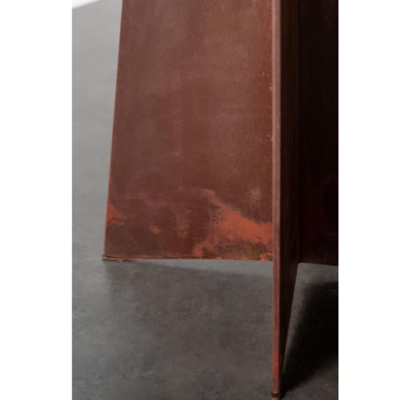 American Tula Entry Table in Oak For Sale