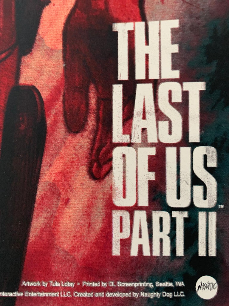 The Last of us Part II 2 Ellie Abby Portrait Poster Giclee Print