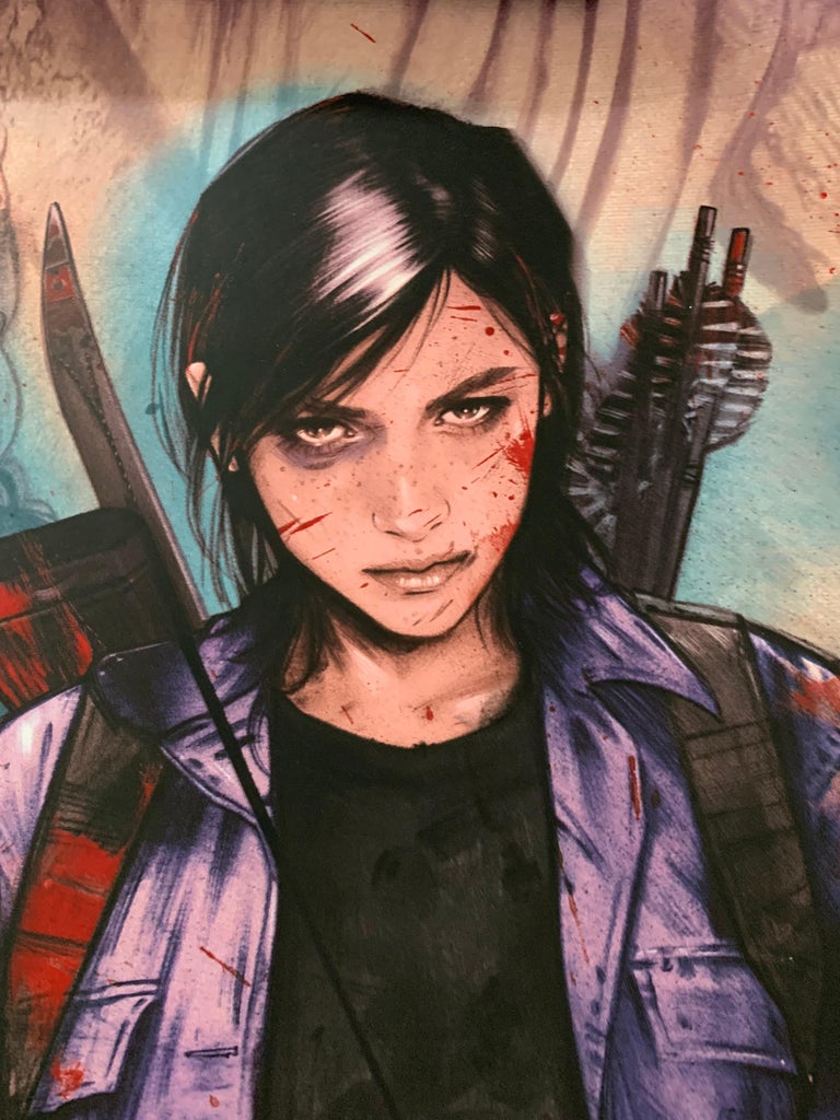 The Last of us Part II 2 Ellie Abby Portrait Poster Giclee Print