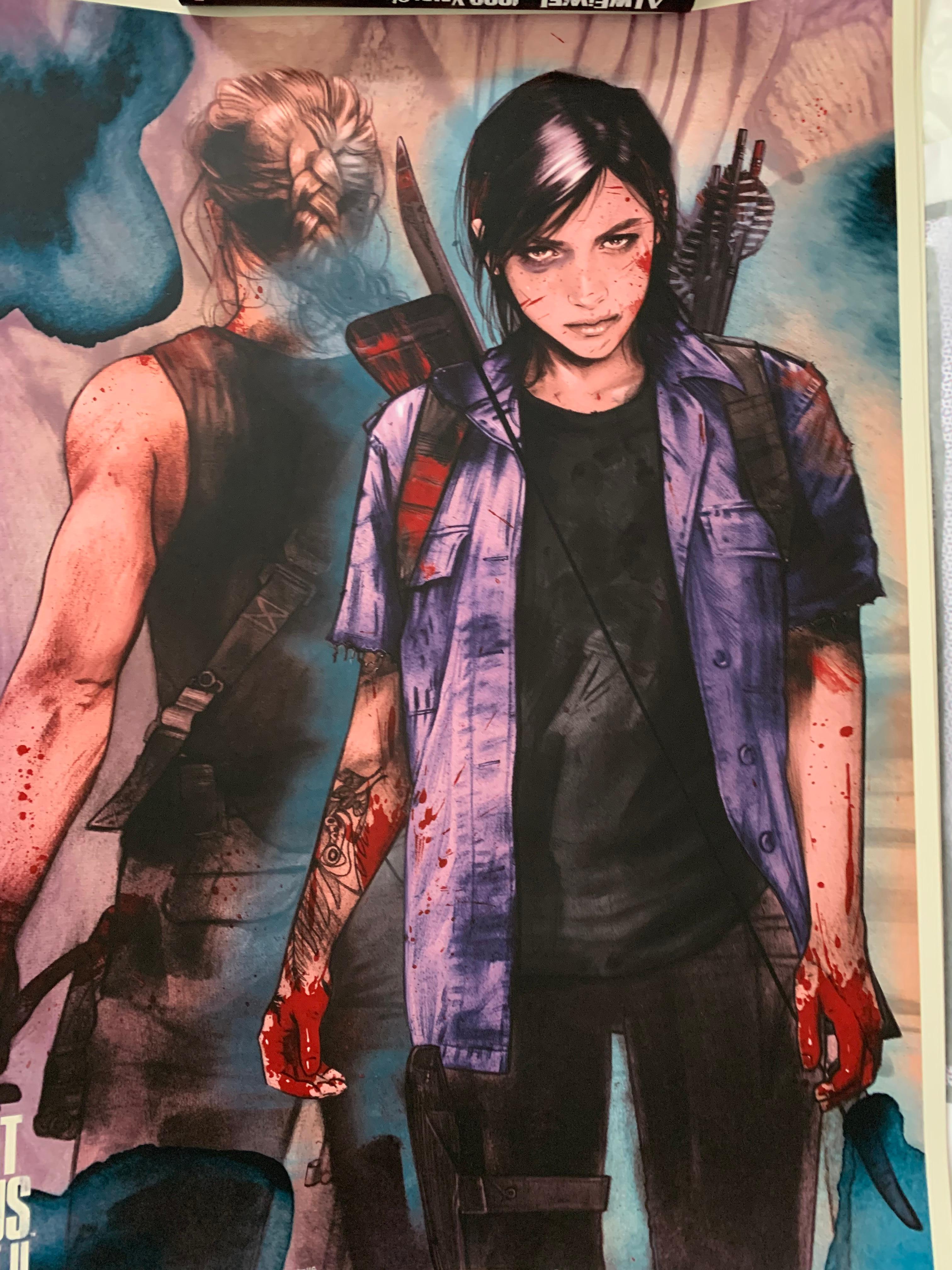 Tula Lotay Last of Us Part 2 Mondo Prints Set of 2 Ellie and Abby For Sale 5