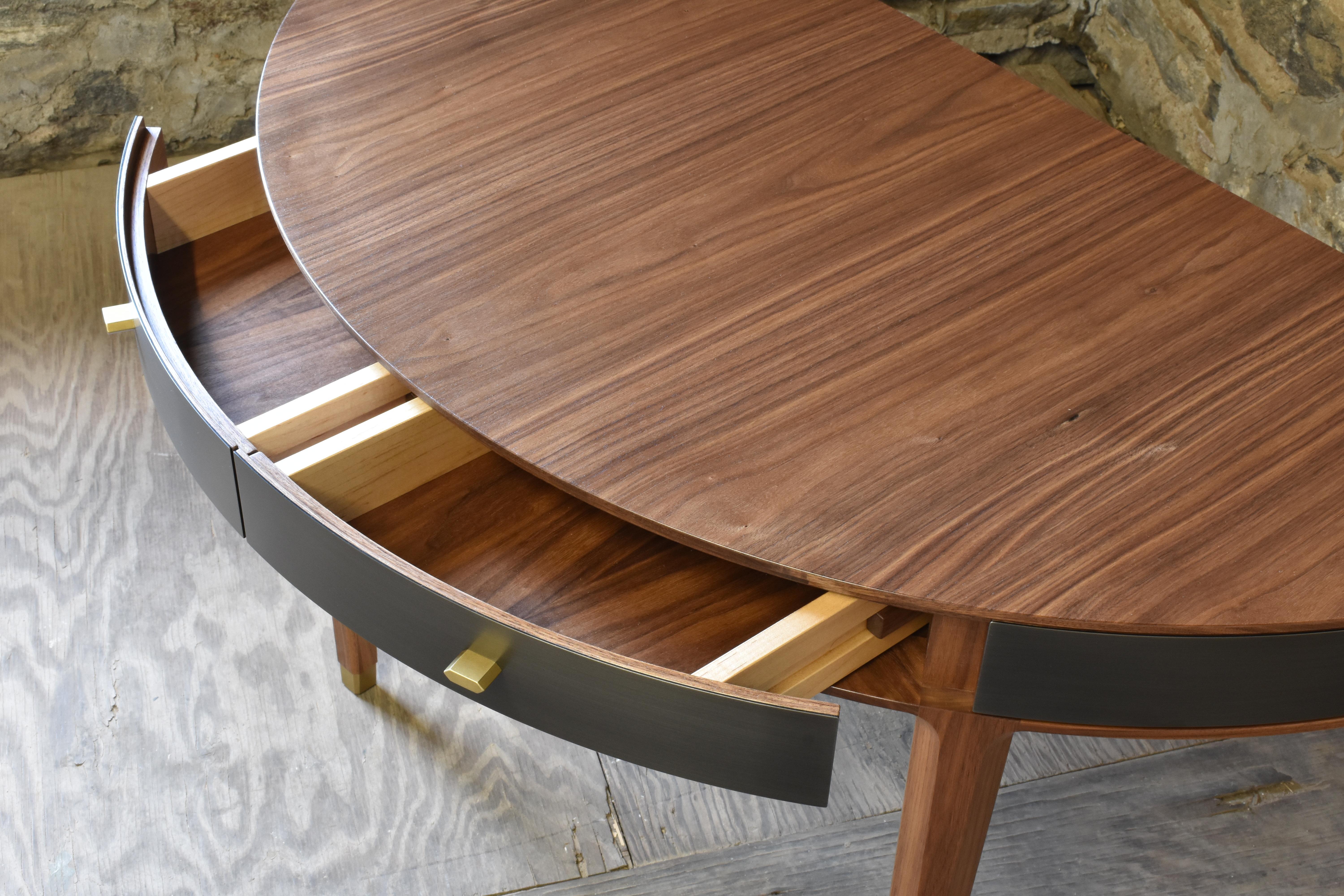 demi lune desk