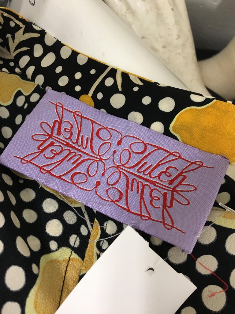 Tuleh Cap Sleeve Empire Waist Dress at 1stDibs black and white empire waist dress