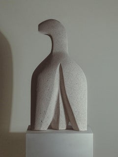 Tulipán, 2024 - Escultura modernista de hormigón de Benjamin Ewing