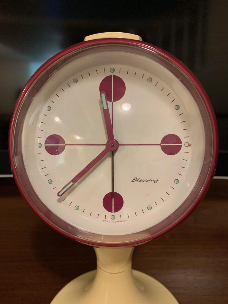 Tulip Alarm Clock From Blessing, West Germany at 1stDibs