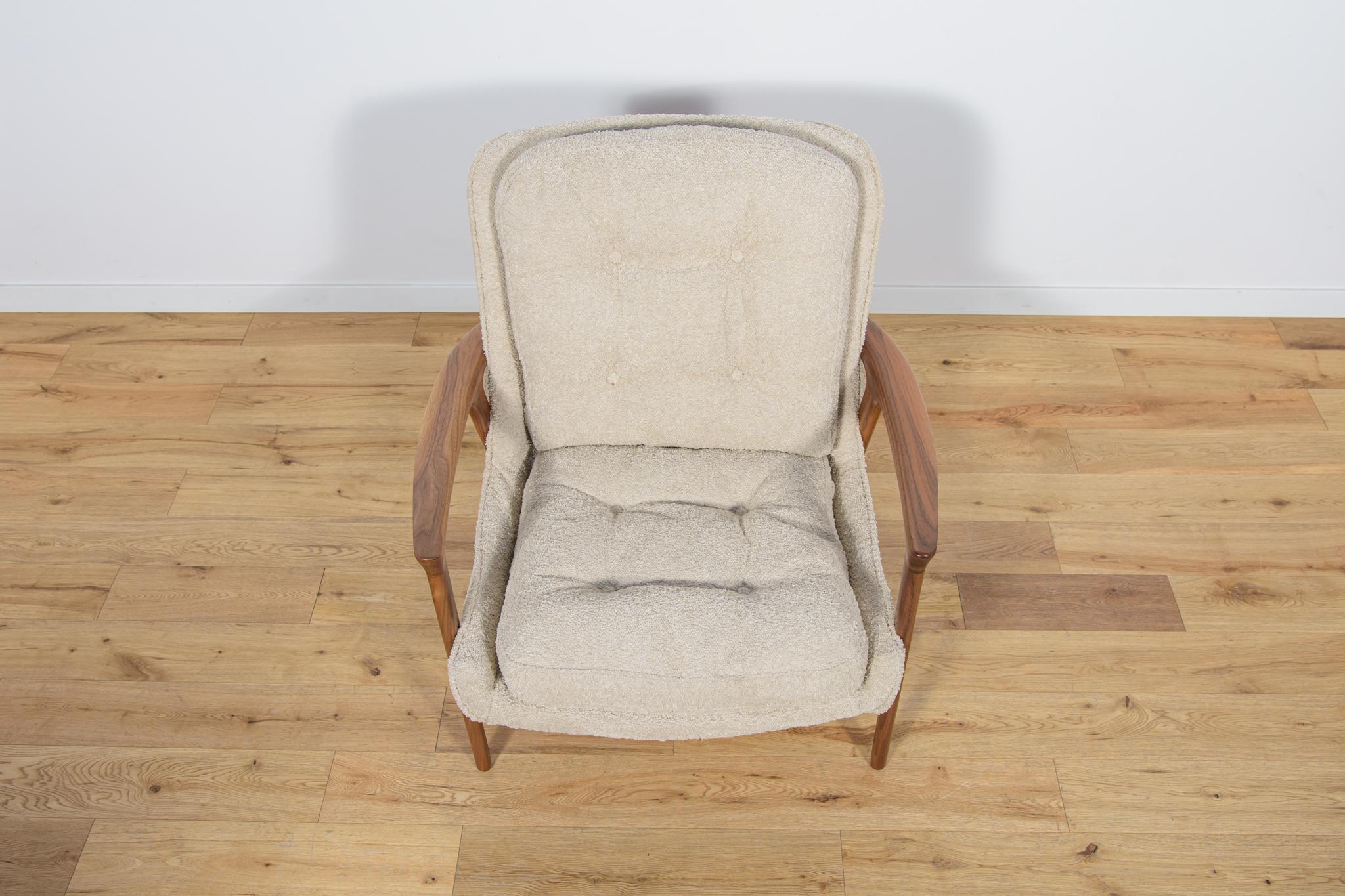 Mid-Century Modern Tulip Armchair by Inge Andersson for Bröderna Andersson, 1960 For Sale