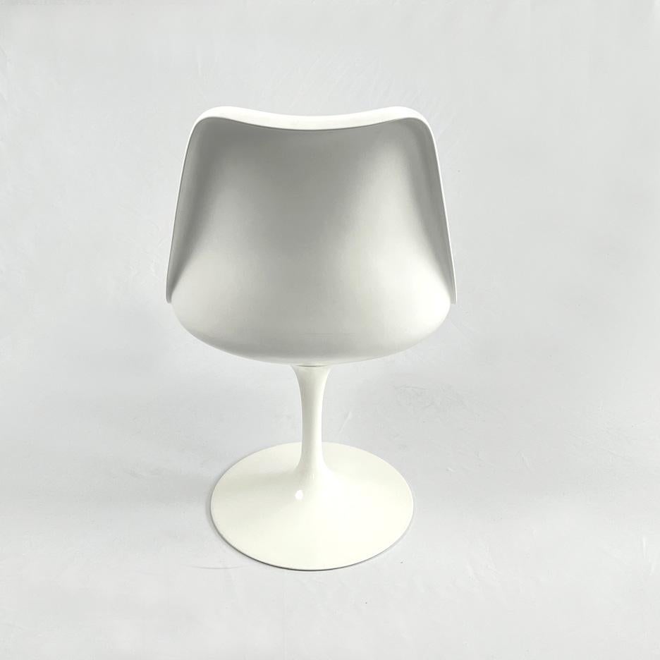 Mid-Century Modern Tulip Armless Swivel Chairs by Eero Saarinen