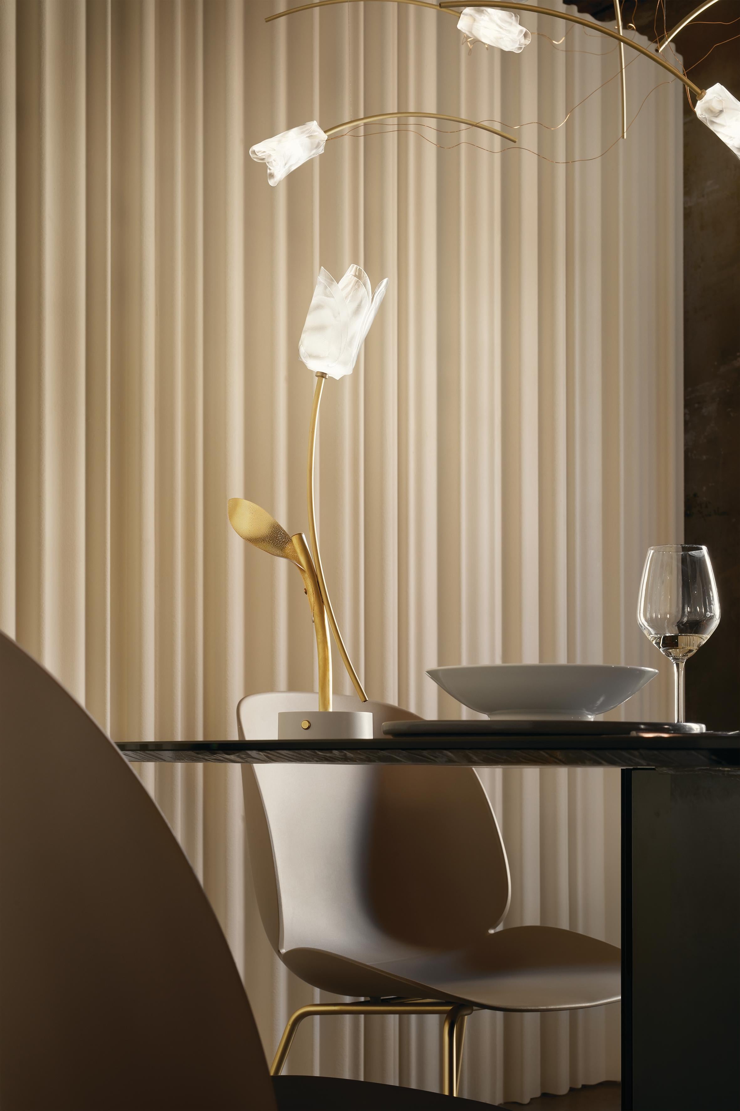 TULIP BATTERY - Blanc  BASIC -  Conception par Marc Sadler en vente 1