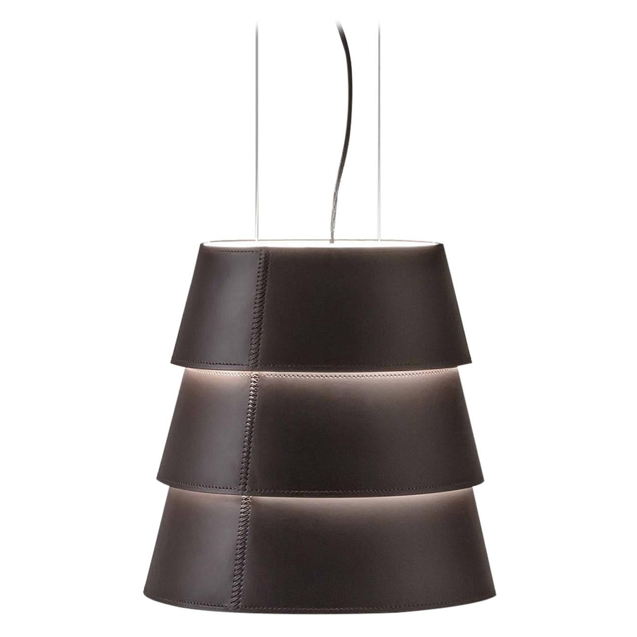 Tulip Brown Fly Pendant Lamp For Sale