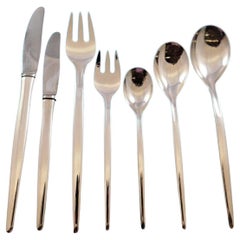 Tulip by Michelsen Sterling Silver Flatware Set 12 Dinner Service 88 Pcs
