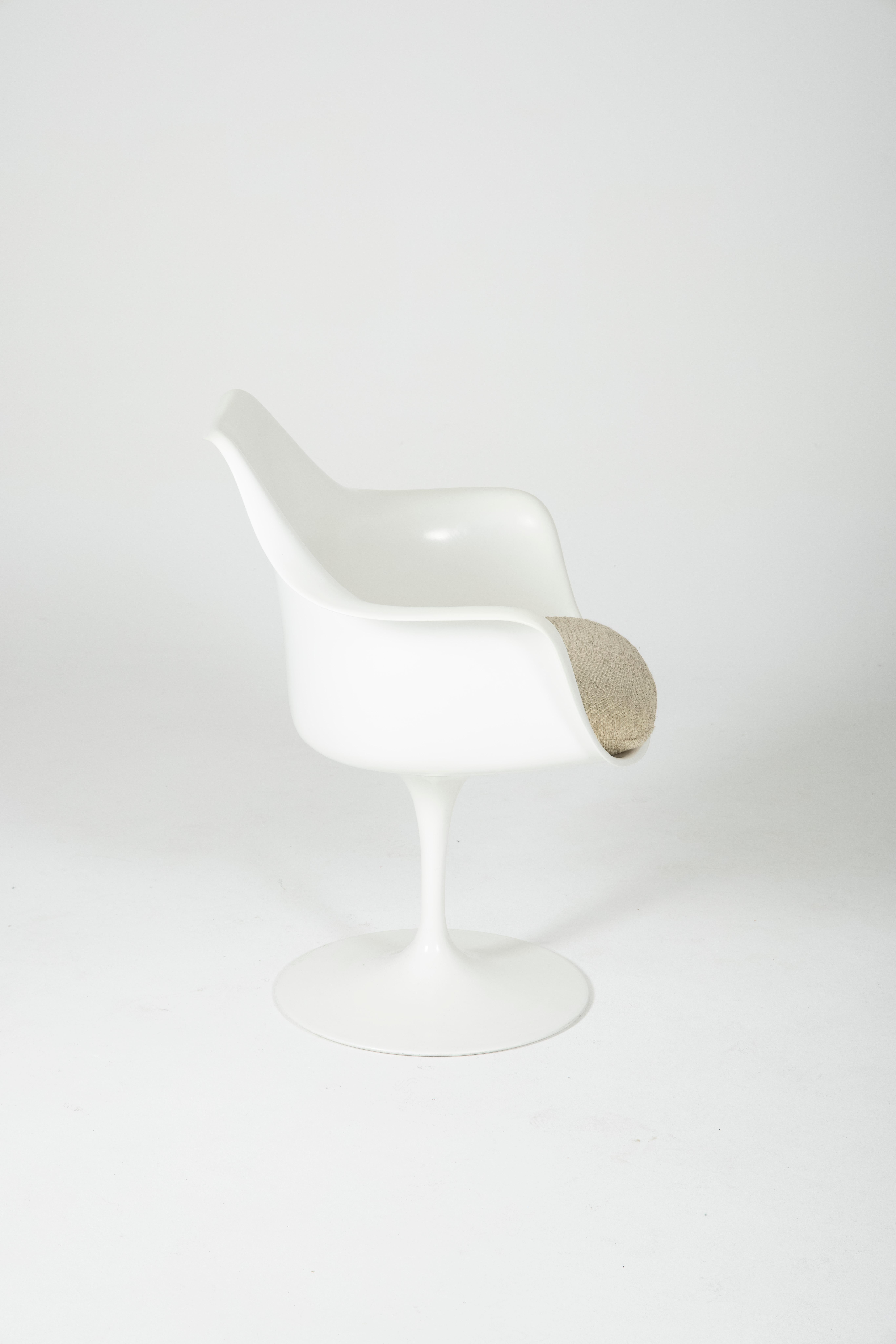 Fabric Tulip Chair by Eero Saarinen for Knoll International, 1970s