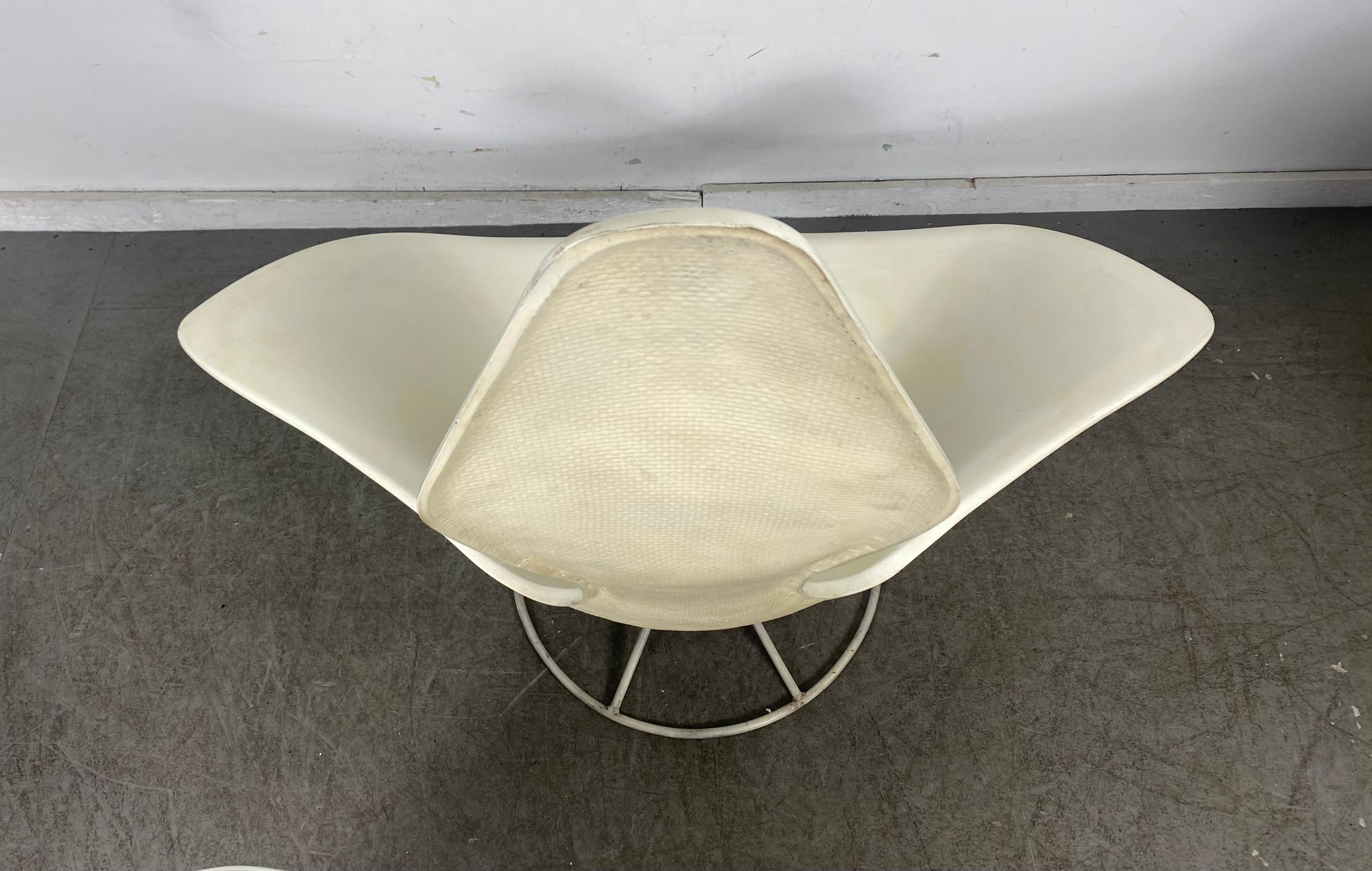 Mid-20th Century Tulip Chair & Ottoman by Erwine and Estelle Laverne for Laverne International For Sale