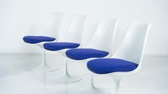 "Tulip" Chairs and Amrchairs by Eero Saarinen, Knoll Studio - New Upholstery