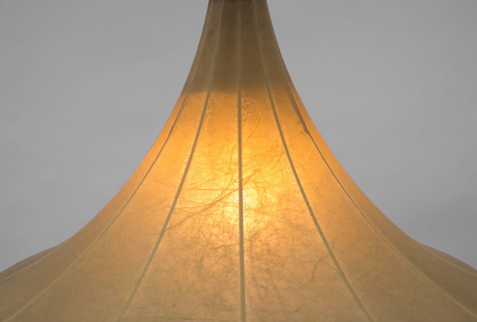 Tulip Cocoon Hanging Lamp by Münchener Werkstätten, 1950s, Germany For Sale 2