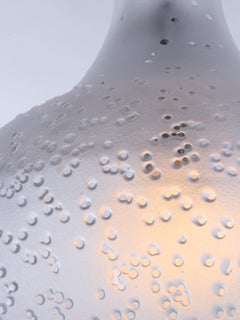 1960 Germany Peill & Putzler 'Patmos' Tulip Pendant Lamp Crystal Glass