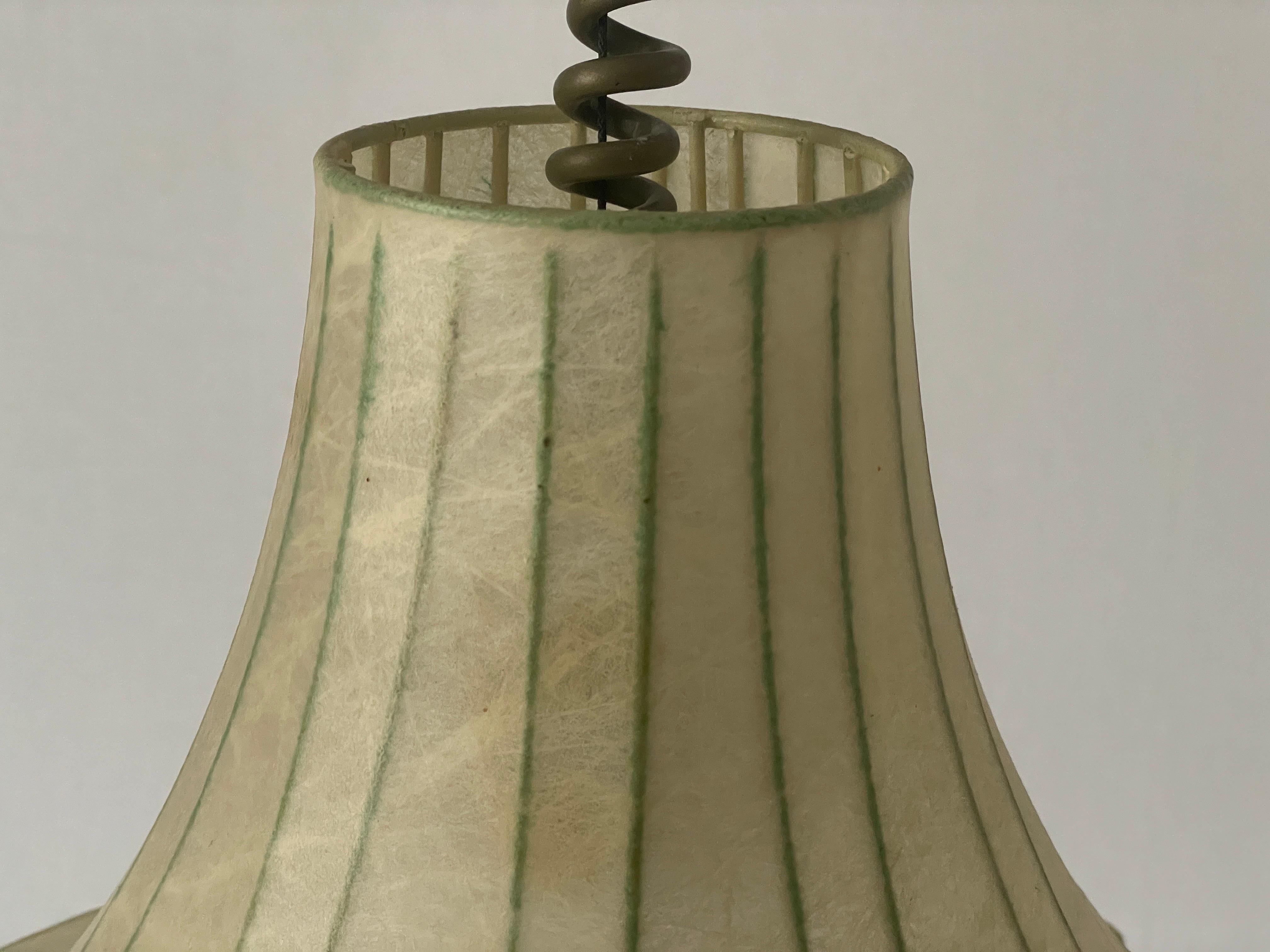 Tulip Design Cocoon Adjustable Height Pendant Lamp by Goldkant, 1960s, Germany For Sale 1