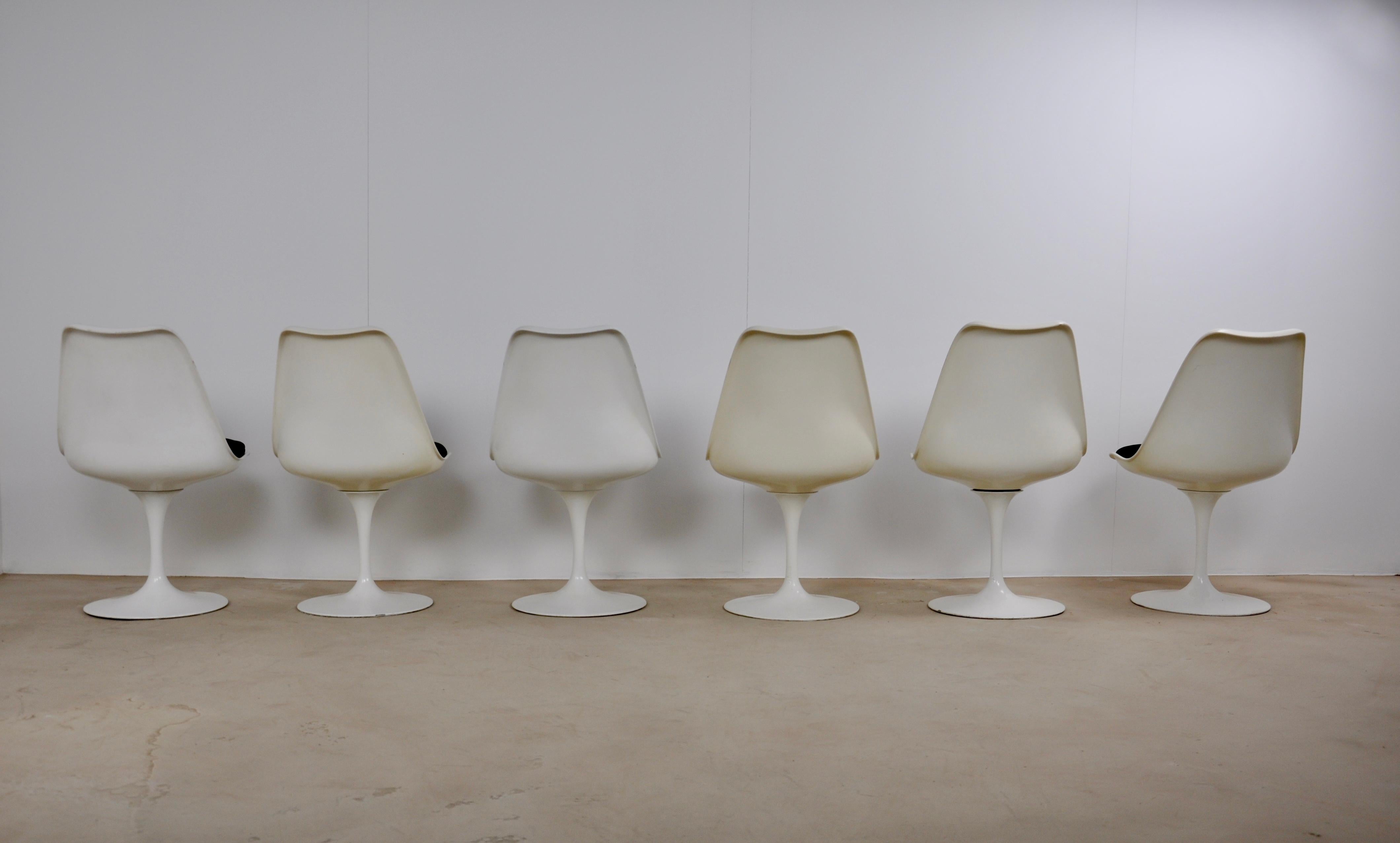Tulip Dining Chairs by Eero Saarinen, 1970s 1