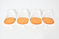 Tulip Dining Chairs by Eero Saarinen for Knoll International, 1970s, Set of 4