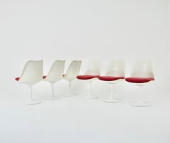 Chaises de salle à manger Tulip d'Eero Saarinen pour Knoll International, 1970, lot de 6
