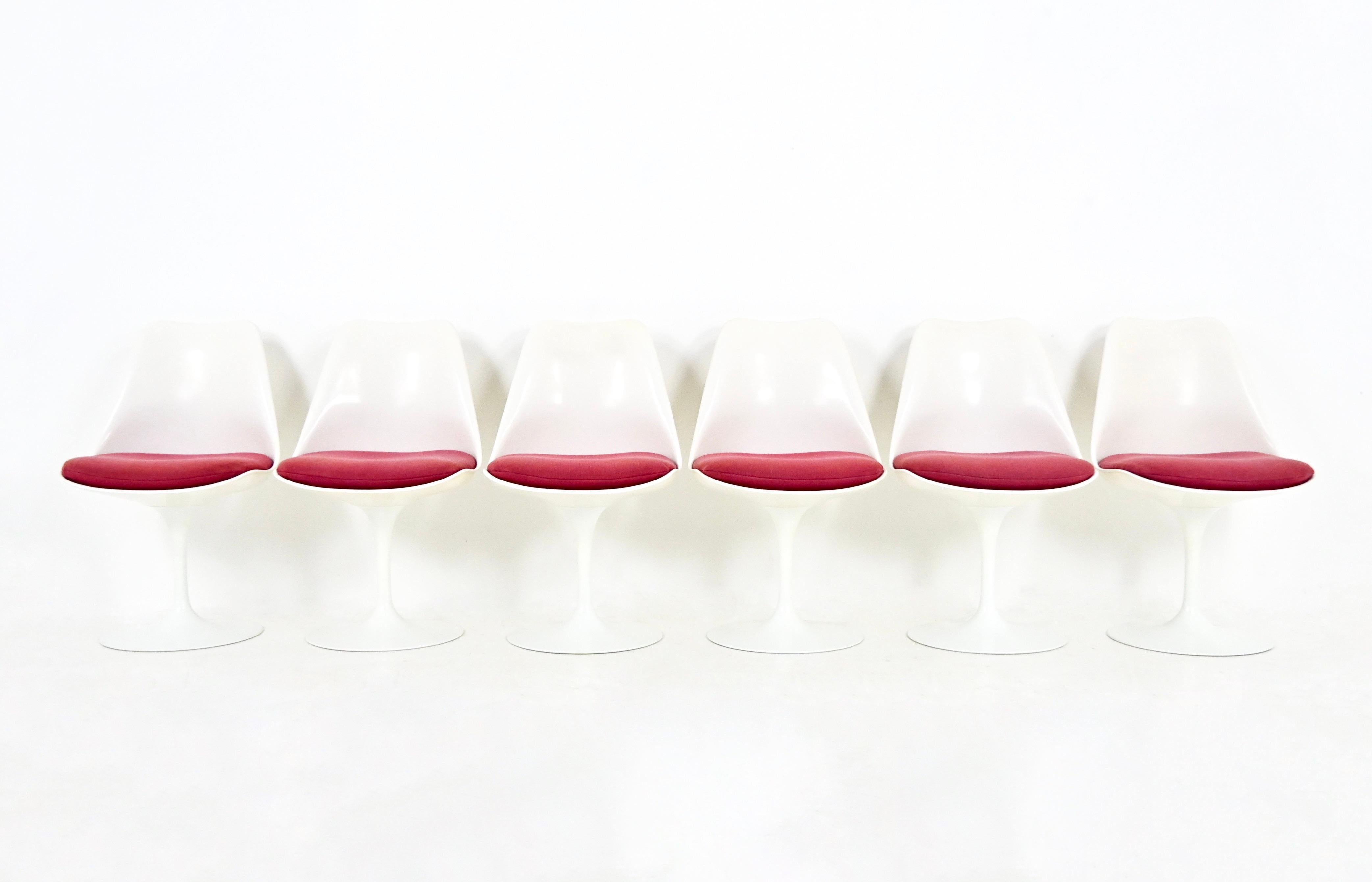 Centroamericano Sedie da pranzo Tulip di Eero Saarinen per Knoll International, anni '70, set da 6 in vendita