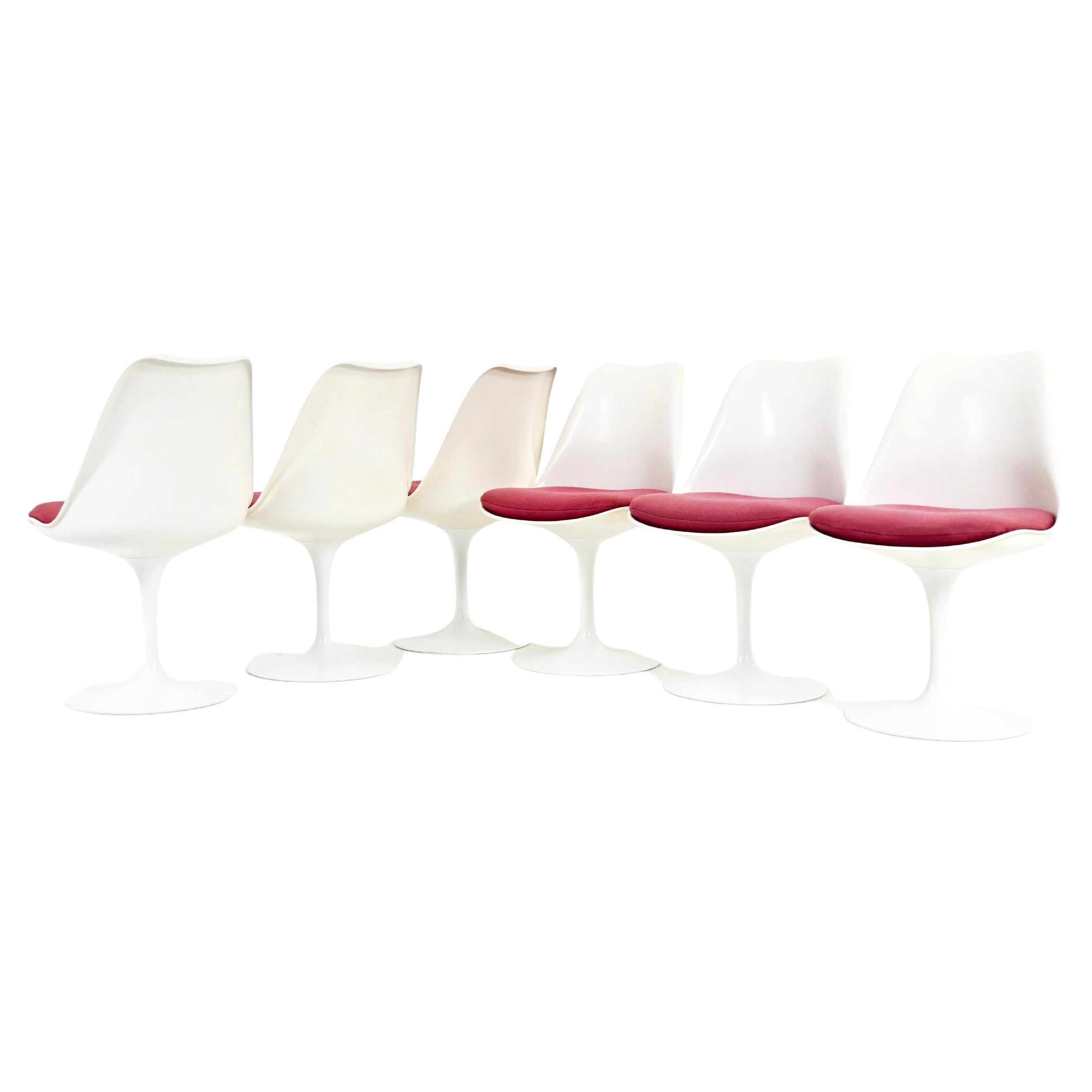 Chaises de salle à manger Tulip d'Eero Saarinen pour Knoll International, 1970, lot de 6
