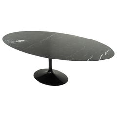 Table à manger « Tulip » d'Eero Saarinen pour Knoll, marbre noir, années 1960