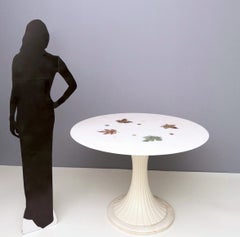 Tulip Dining Table by Osvaldo Borsani with a Portuguese Pink Marble Top, 1950s