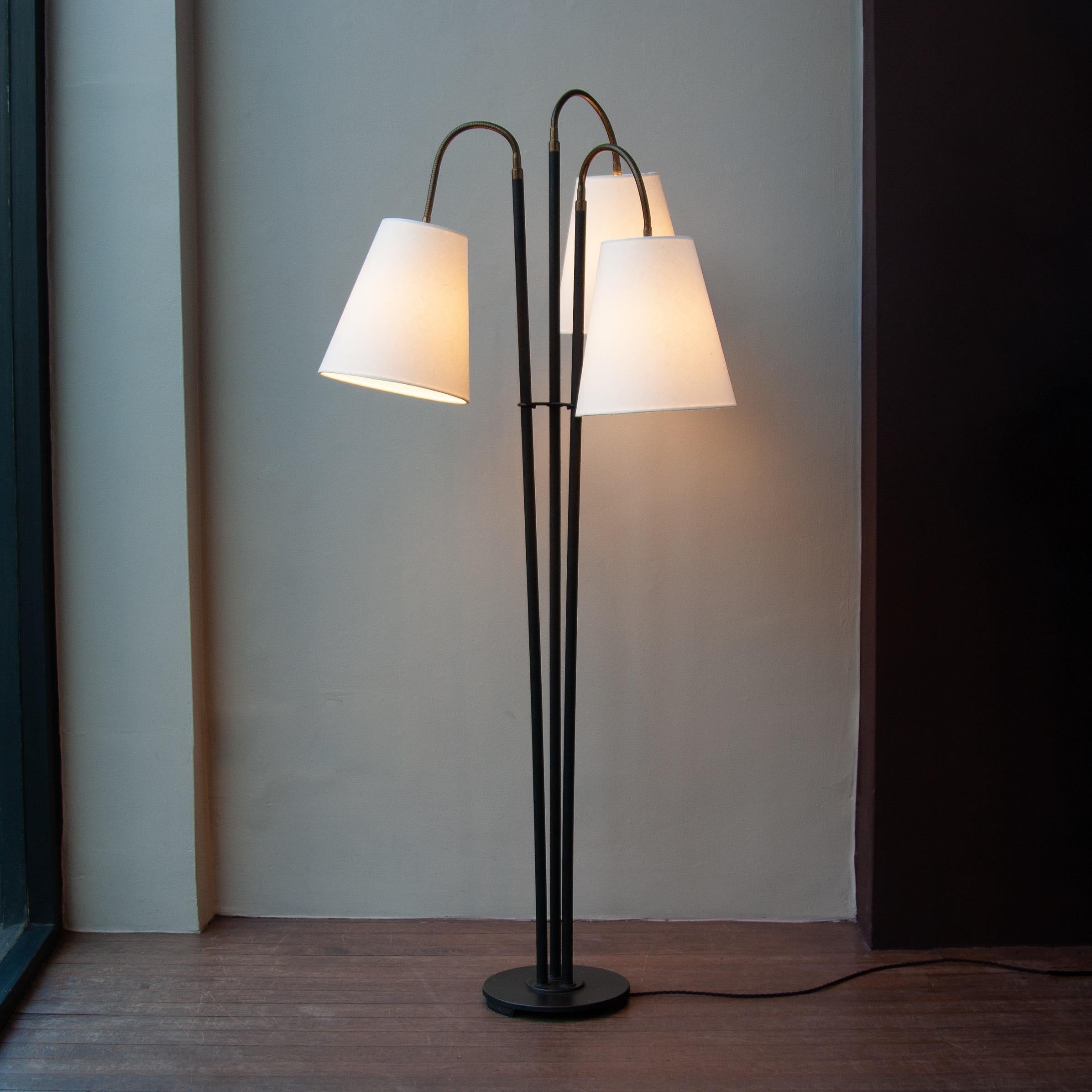 Scandinavian Modern Tulip Floor Lamp, Danish, 1950s