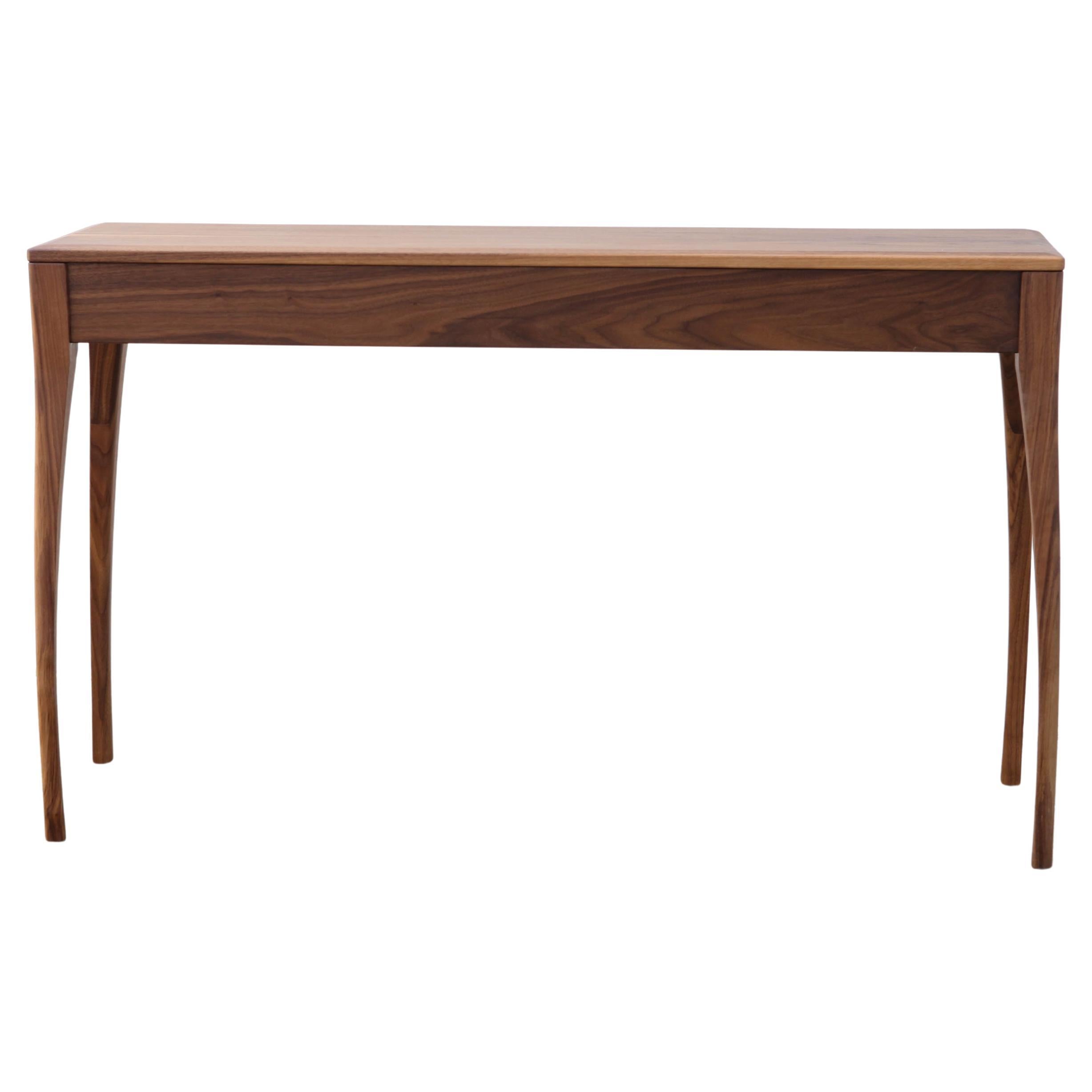 Tulip Console Table - Walnut For Sale
