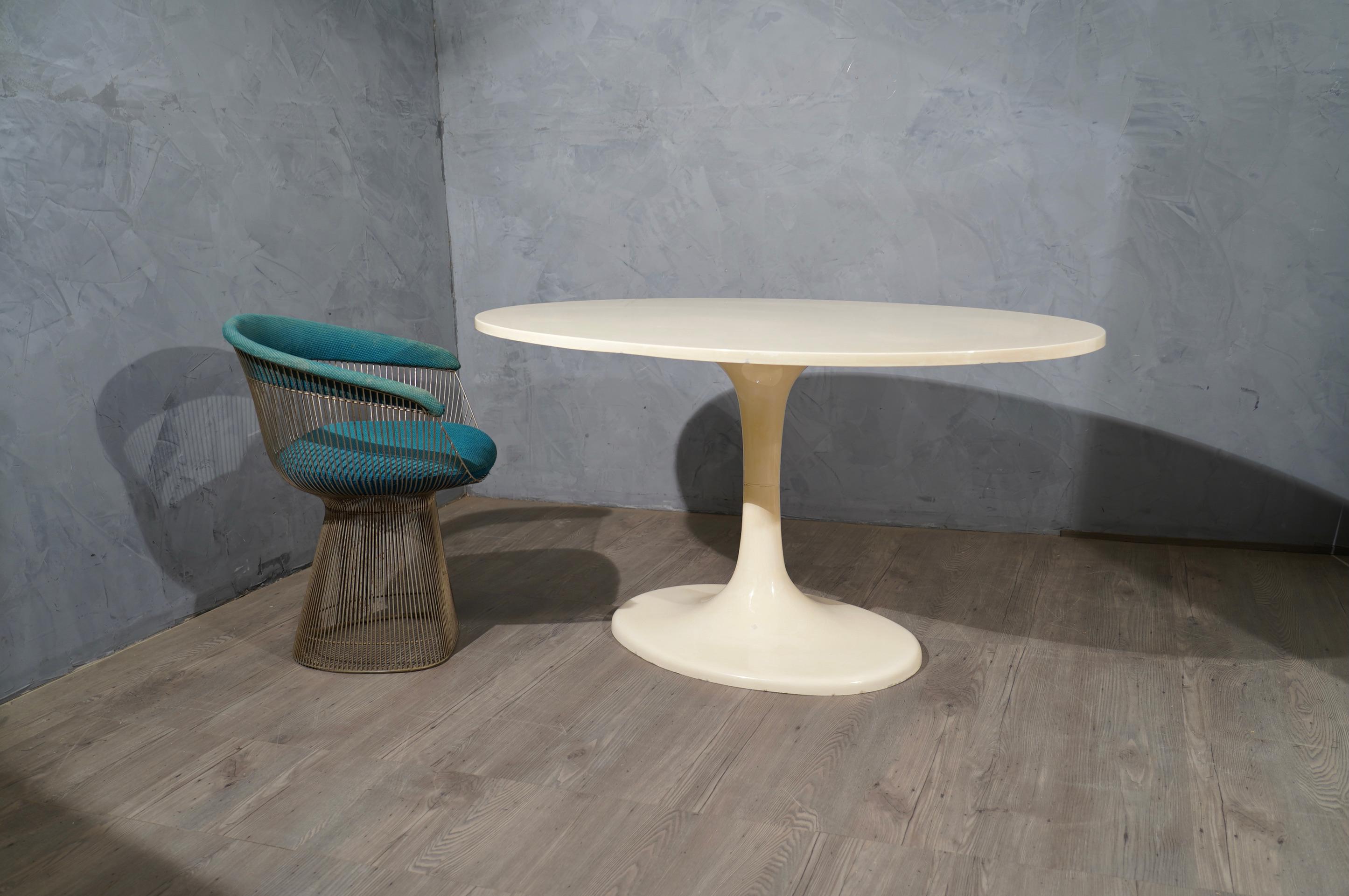 Late 20th Century Tulip Oval Table, 1970