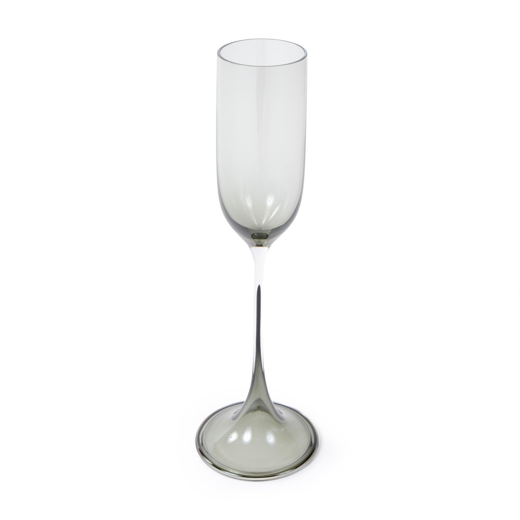 1957 Milan Triennale Award winning design in delicate glass and marked 'Expo' and Orrefors.